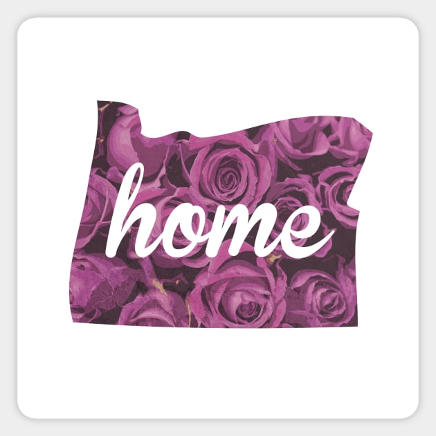 Oregon Roses Home Sticker by Lavenderbuttons